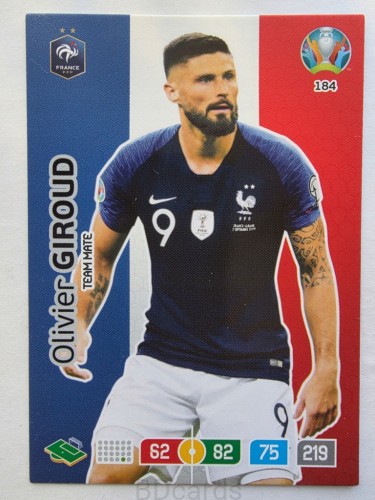2020 Panini Euro Olivier Giroud Francja Nr 184 /O