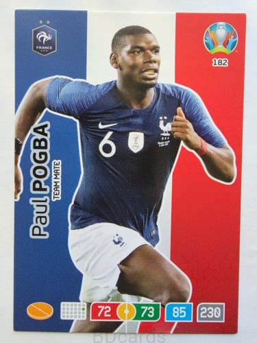 2020 Panini Euro Paul Pogba Francja Nr 182 /O
