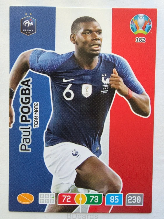 2020 Panini Euro Paul Pogba Francja Nr 182 /O