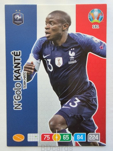 2020 Panini Euro Ngolo Kante Francja Nr 181 /O