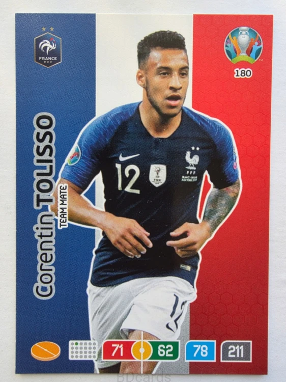 2020 Panini Euro Corentin Tolisso Francja Nr 180 /O