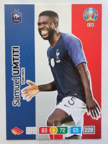 2020 Panini Euro Samuel Umtiti Francja Nr 176 /O
