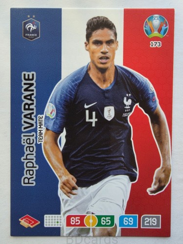 2020 Panini Euro Raphael Varane Francja Nr 173 /O