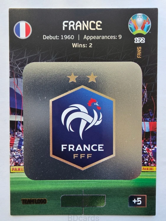 2020 Panini Euro Team Logo Francja Nr 172 /O