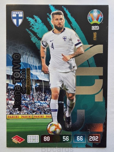 2020 Panini Euro Joona Toivio Fans Favourite Finlandia Nr 168 /O