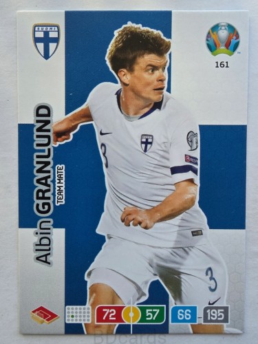 2020 Panini Euro Albin Granlund Finlandia Nr 161 /O