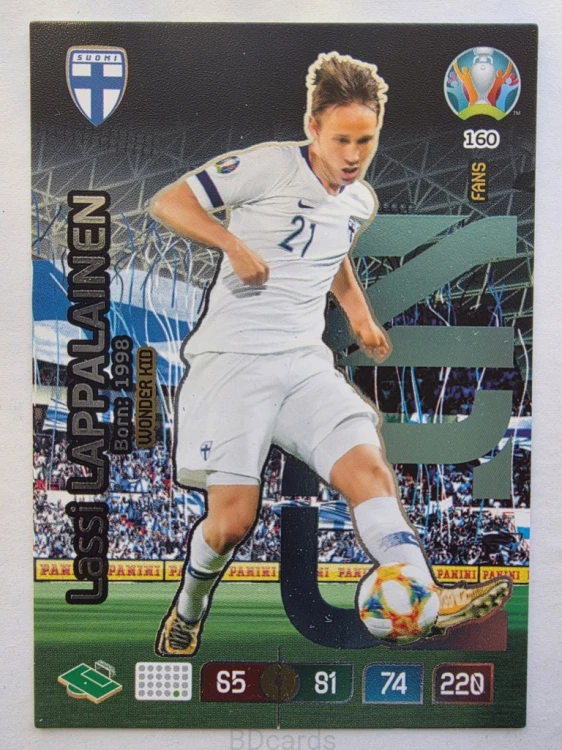 2020 Panini Euro Lassi Lappalainen Finlandia Nr 160 /O