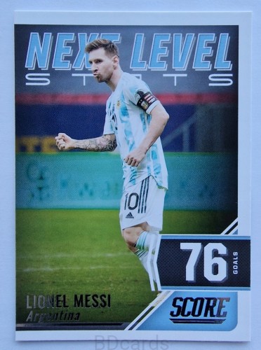 2021-22 Panini Score Fifa Lionel Messi Argentina /AU18