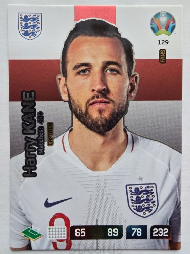 2020 Panini Euro Harry Kane Captain Anglia Nr 129 /O