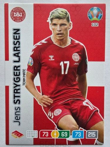 2020 Panini Euro Jens Stryger Larsen Dania Nr 102 /O