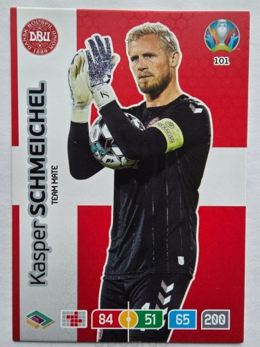 2020 Panini Euro Kasper Schmeichel Dania Nr 101 /O