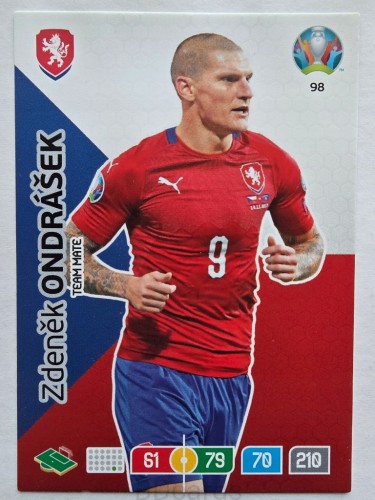 2020 Panini Euro Zdenek Ondrasek Czechy Nr 98 /O