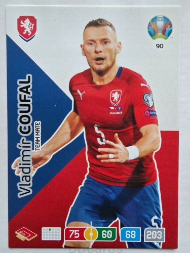 2020 Panini Euro Vladimir Coufal Czechy Nr 90 /O