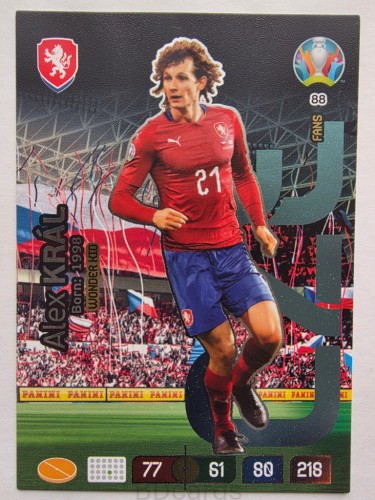 2020 Panini Euro Alex Kral Fans Czechy Nr 88 /O