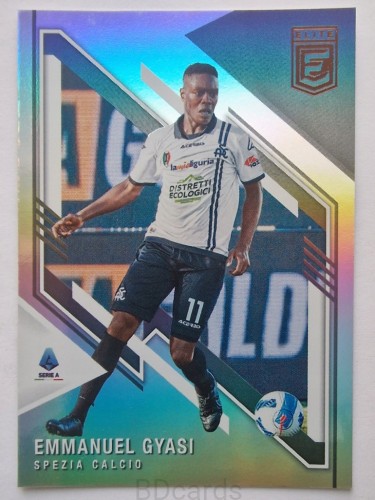 2021-22 Panini Donruss Elite Emmanuel Gyasi Spezia Calcio /B