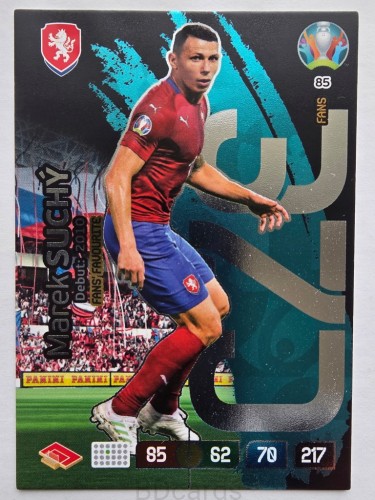 2020 Panini Euro Marek Suchy Fans Favourute Czechy Nr 84 /O