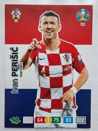2020 Panini Euro Ivan Perisić Chorwacja Nr 76 /O