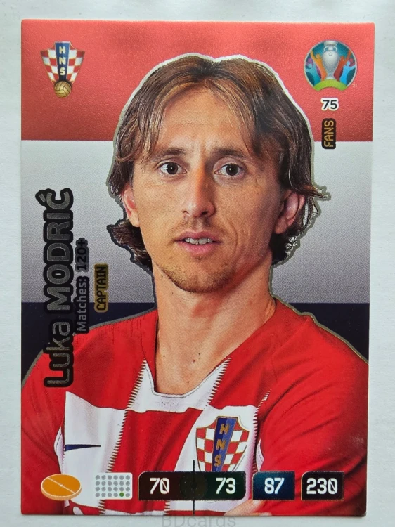 2020 Panini Euro Luka Modrić Fans Chorwacja Nr 75 /O