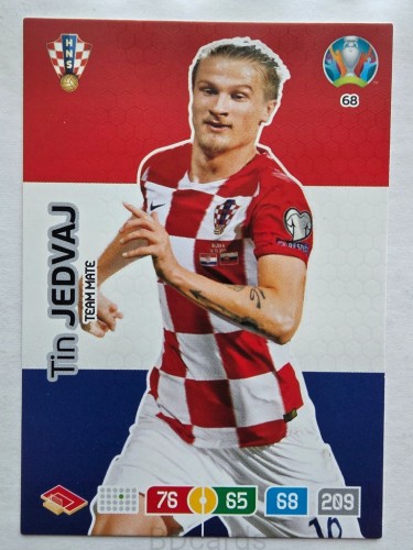 2020 Panini Euro Tin Jedvaj Chorwacja Nr 68 /O