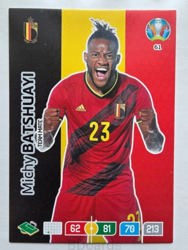 2020 Panini Euro Michy Batshuayu Belgia Nr 61 /O