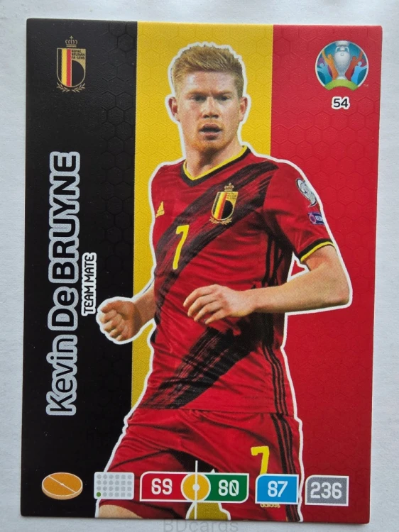 2020 Panini Euro Kevin De Bruyne Belgia Nr 54 /O