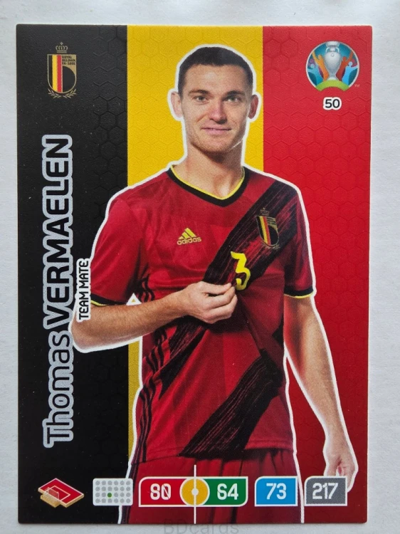 2020 Panini Euro Thomas Vermalen Belgia Nr 50 /O