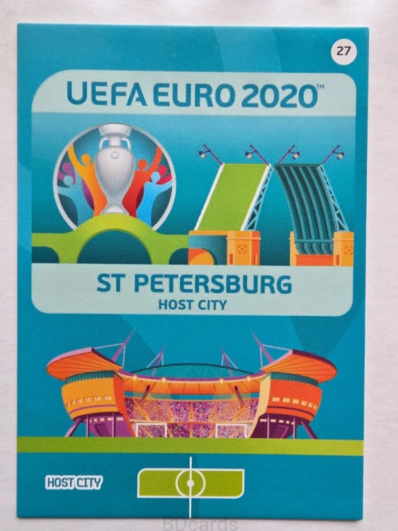 2020 Panini Euro Host City St Petersburg Nr 27 /O