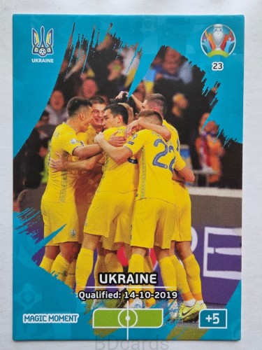 2020 Panini Euro Magic Moment Ukraina Nr 23 /O