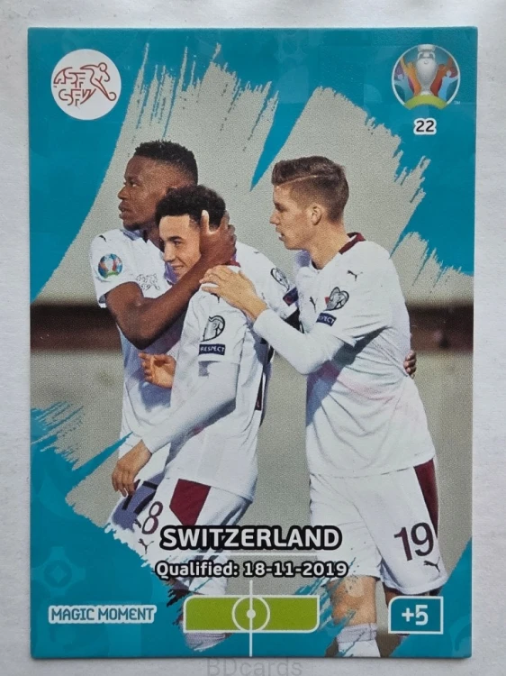 2020 Panini Euro Magic Moment Szwajcaria Nr 22 /O