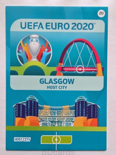 2020 Panini Euro Host City Glasgow Nr 20 /O