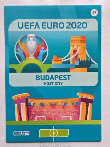2020 Panini Euro Host City Budapest Nr 17 /O