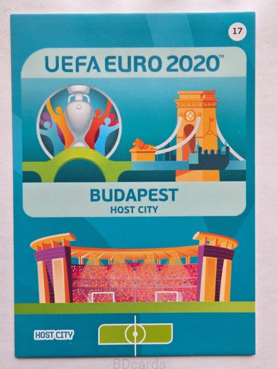2020 Panini Euro Host City Budapest Nr 17 /O