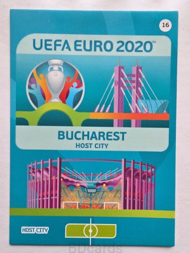 2020 Panini Euro Host City Bucharest Nr 16 /O