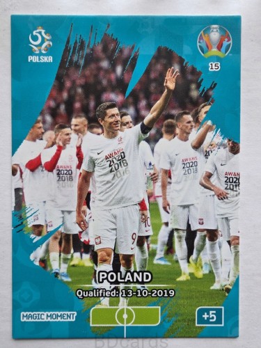 2020 Panini Euro Magic Moment Polska Nr 15 /O