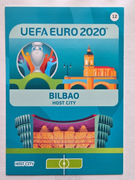 2020 Panini Euro Host City Bilbao Nr 12 /O