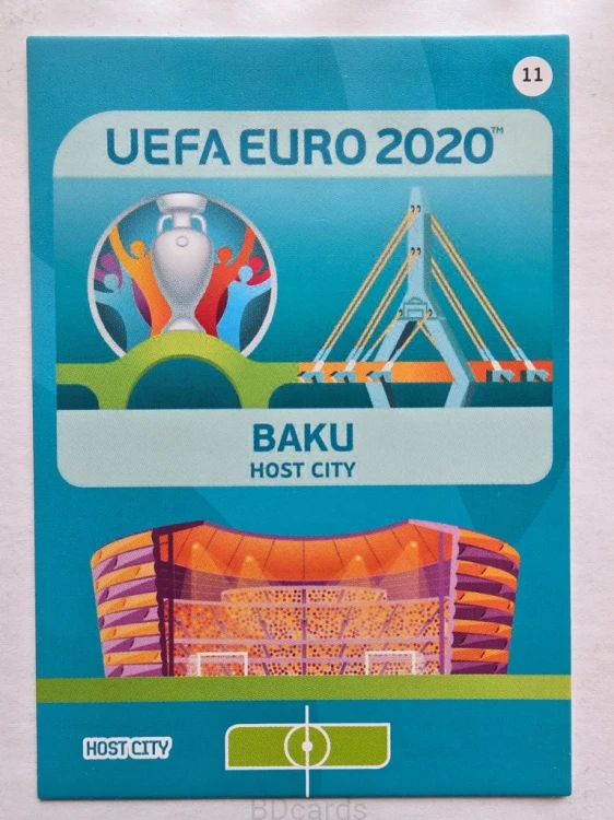 2020 Panini Euro Host City Baku Nr 11 /O