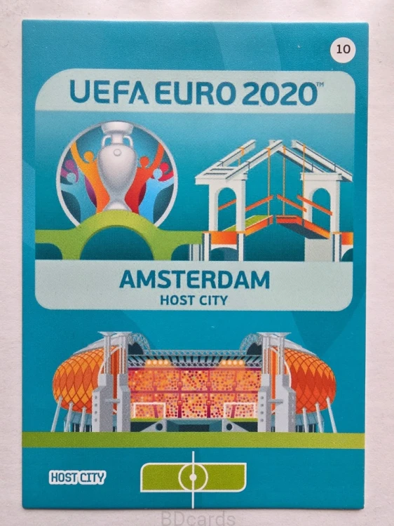 2020 Panini Euro Host City Amsterdam Nr 10 /O