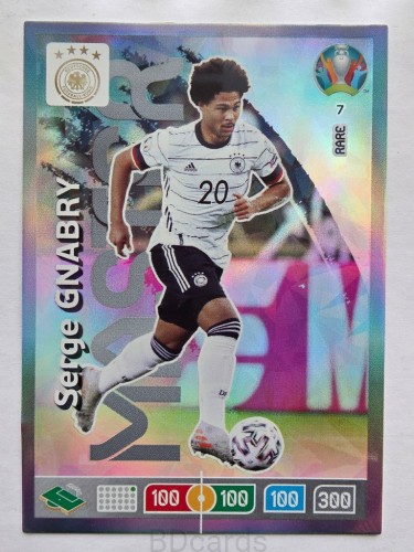 2020 Panini Euro Serge Gnabry Niemcy Rare Nr 7 /O