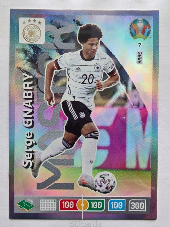 2020 Panini Euro Serge Gnabry Niemcy Rare Nr 7 /O