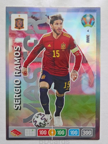 2020 Panini Euro Sergio Ramos Hiszpania Rare Nr 4 /O