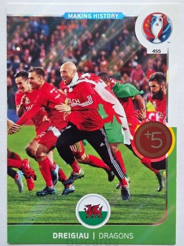 2016 Panini Euro Making History Walia Nr 455 /O