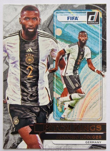 2022-23 Panini Donruss Antonio Rudiger Niemcy Pitch Kings /RU17
