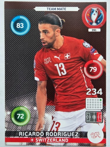 2016 Panini Euro Ricardo Rodriguez Szwajcaria Nr 391 /O