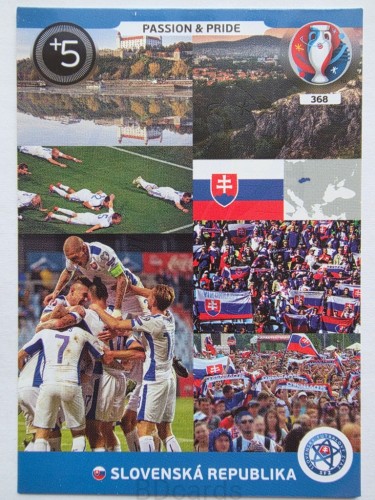 2016 Panini Euro Passion & Pride Słowacja Nr 368 /J14