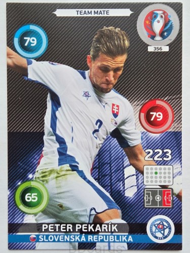 2016 Panini Euro Peter Pekarik Słowacja Nr 356 /J11