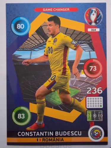 2016 Panini Euro Constantin Budescu Expert Rumunia Nr 314 /H24