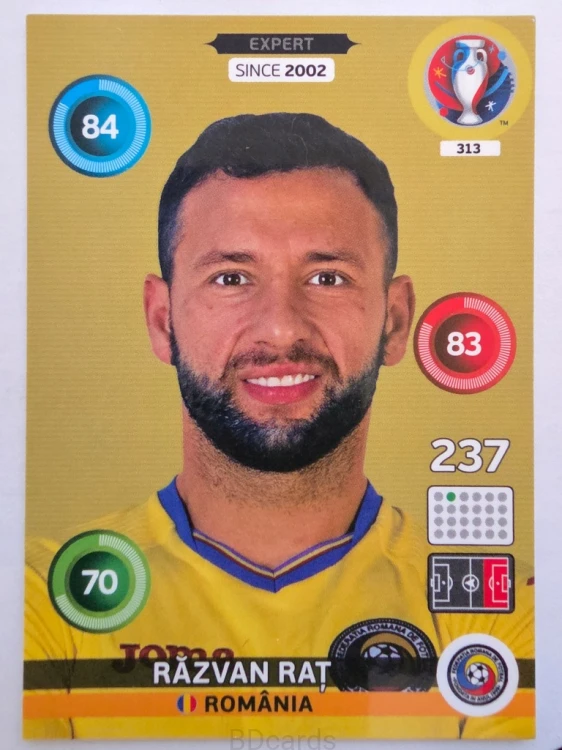 2016 Panini Euro Razvan Rat Expert Rumunia Nr 313 /H23
