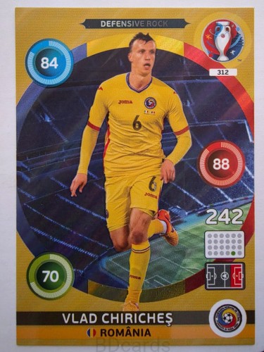 2016 Panini Euro Vlad Chiriches Defensive Rock Rumunia Nr 312 /H22