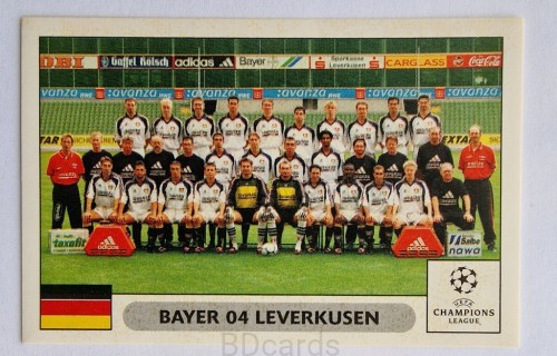 2000-01 Panini Champions League Team Bayer Leverkusen /B