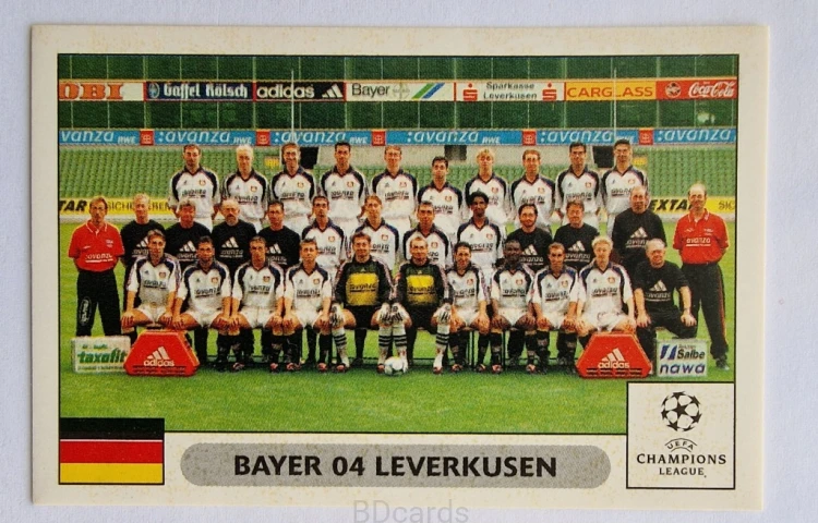 2000-01 Panini Champions League Team Bayer Leverkusen /B